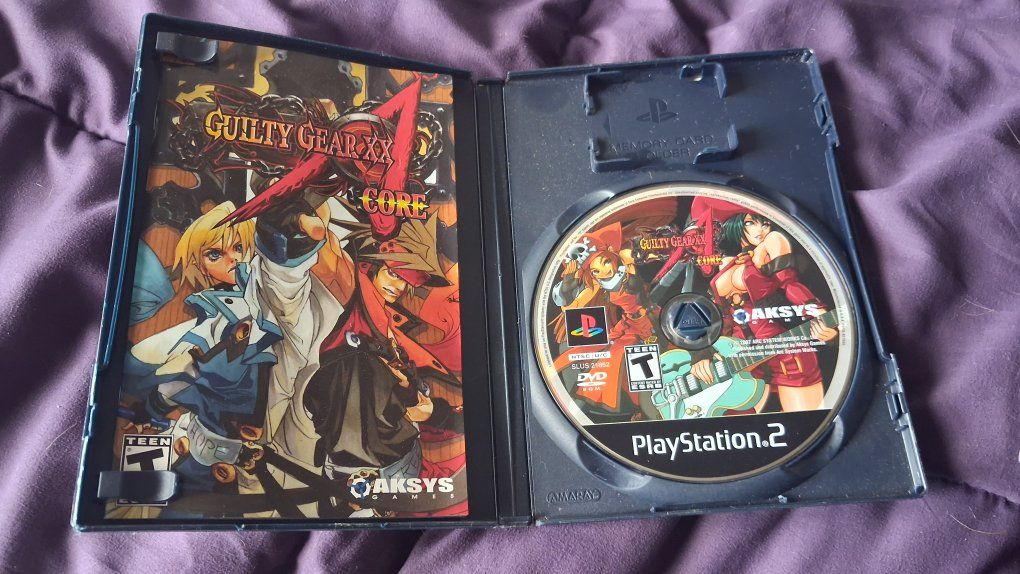 Guilty Gear XX Core Aksys Games PlayStation 2 PS2 Fighting Game