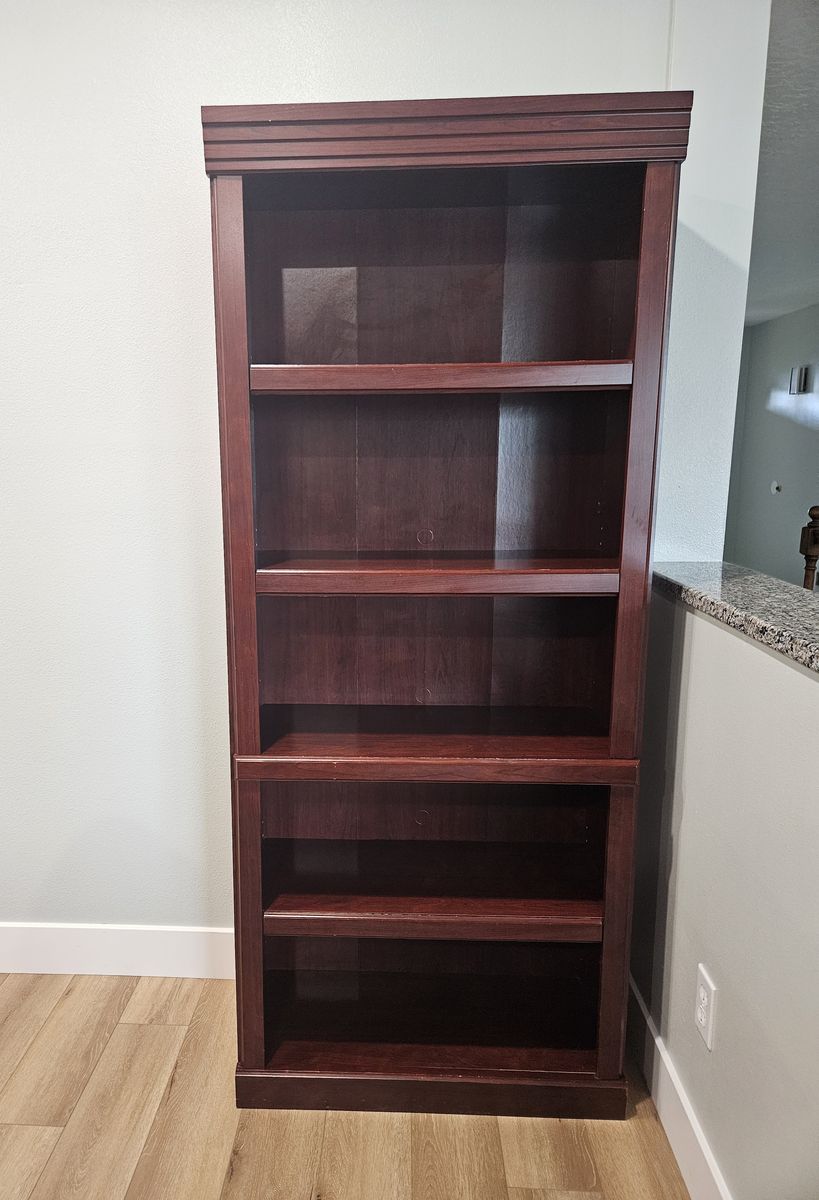 Wood shelf unit