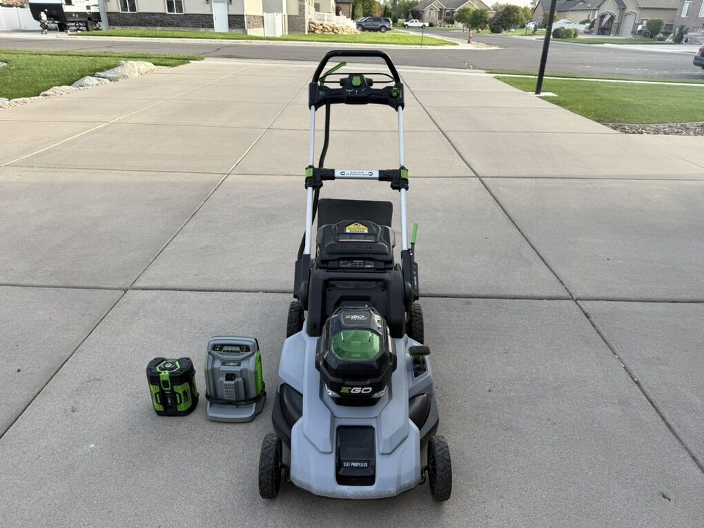 EGO Self Propelled Mower With Battery And Charger