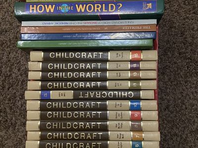 1$ ea or lot Childcraft and Science Encyclopedia Book Lot - Vintage Educational Books