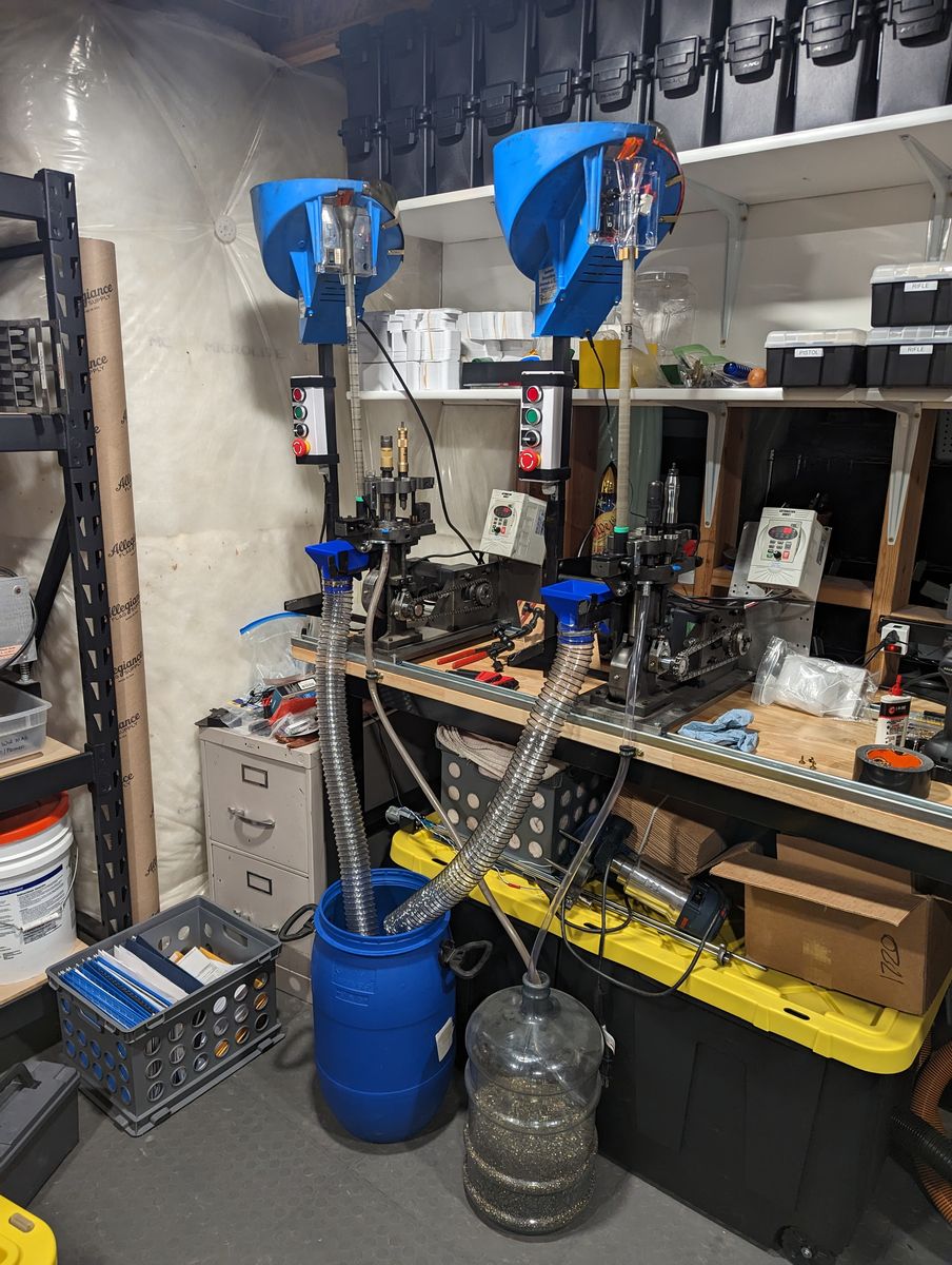 Complete Commercial Reloading and Brass Processing Setup Dillon 1050 Magma Case Master