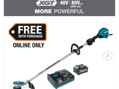 Makita 40v XGT Brushless 15in String Trimmer Kit