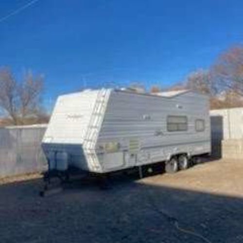 1999 Sandpiper 25' Toy Hauler Travel Trailer -