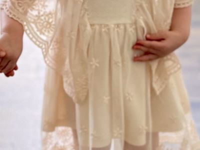 Beige 12 month dress