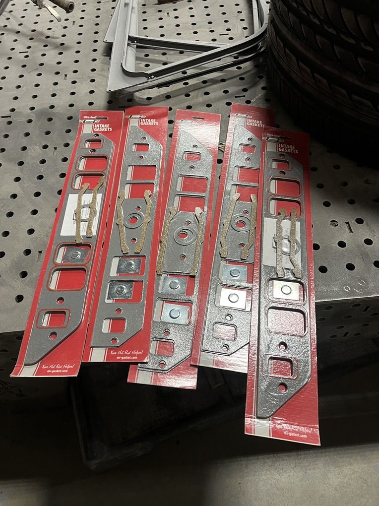 New 454 Big block Chevy Intake Gaskets