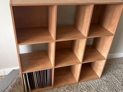 9 Cube Storage Box with canvas bins