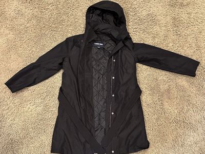 Lands' End Women’s Black Quilted Lining Insulated