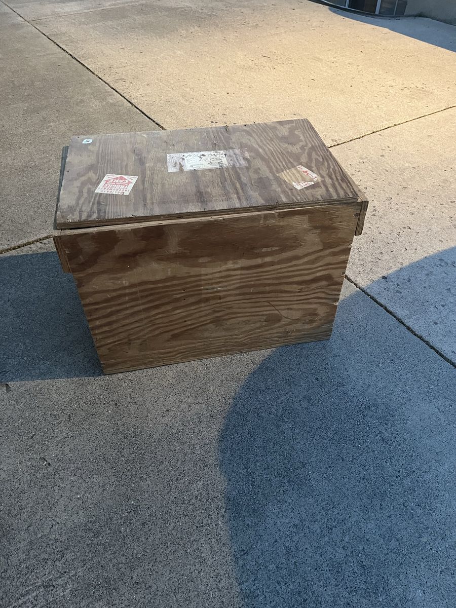 Handmade Wooden Storage Box / Crate - Versatile Home Organization or Shipping Container