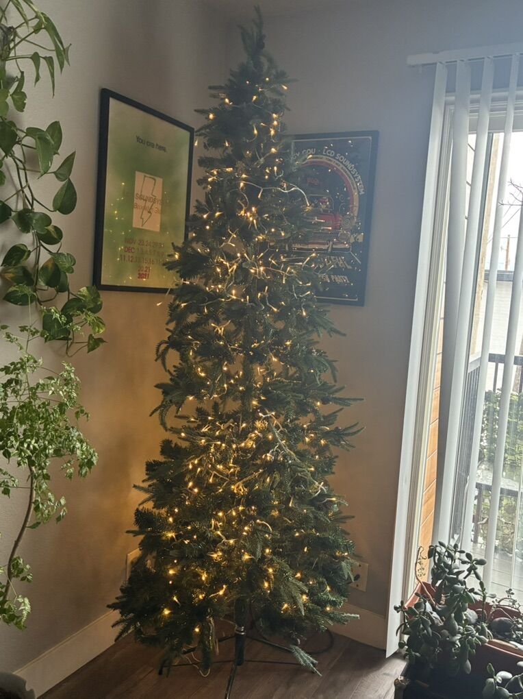 Fake Christmas Tree With Lights