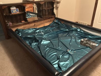 King sized. Waterbed