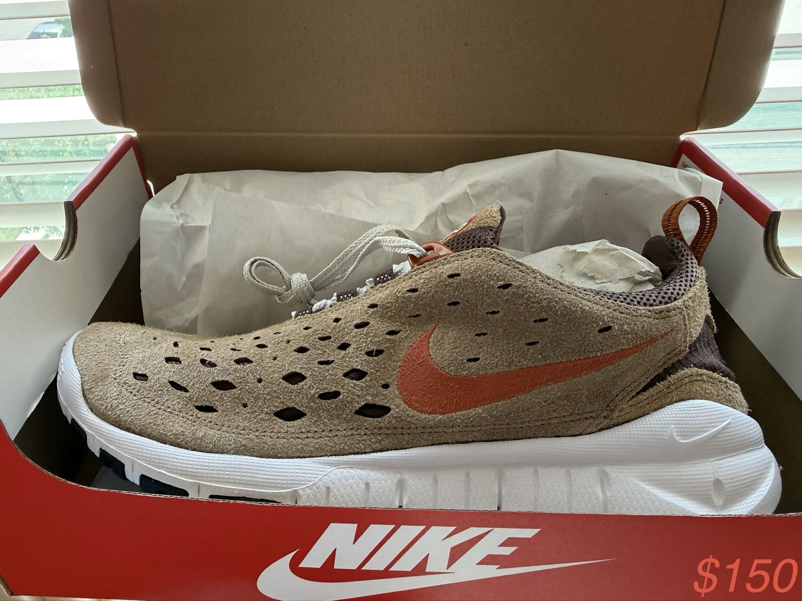 Nike Free Run Trail "Dark Russet" Men's Shoes - Brown/Orange, New in Box, Size 11