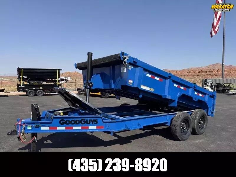 Good Guys 7X14 14K DL TELESCOPIC Dump Trailer