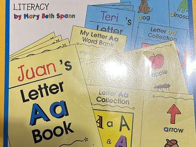 Scholastic 26 Interactive Alphabet Mini-Books Pre K-Grade 1 Literacy Education Book