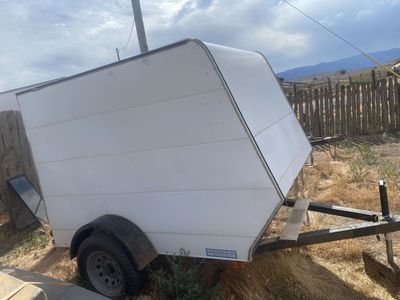 Small enclosed trailer