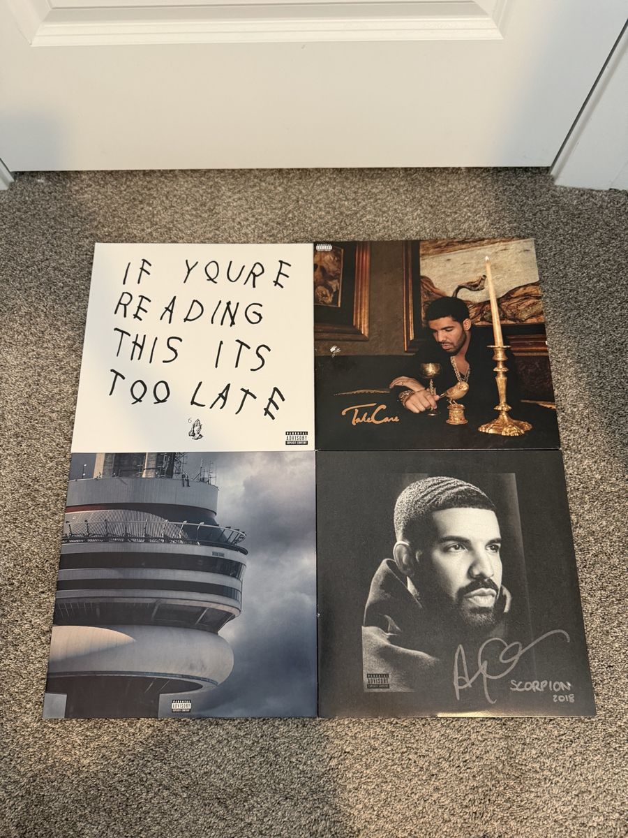 Drake & The Weeknd & Travis Scott Vinyl Record Lot