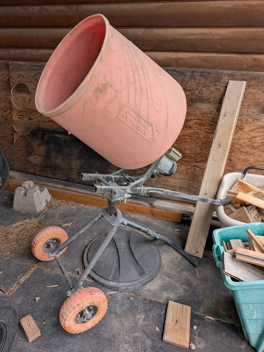 Kushlan 3.5 cu. ft. Direct Drive Cement Mixer (Model KPRO350MP)
