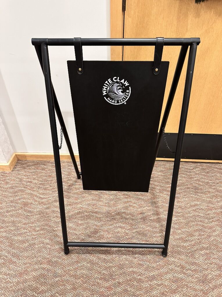 New White Claw Chalk Board A Frame