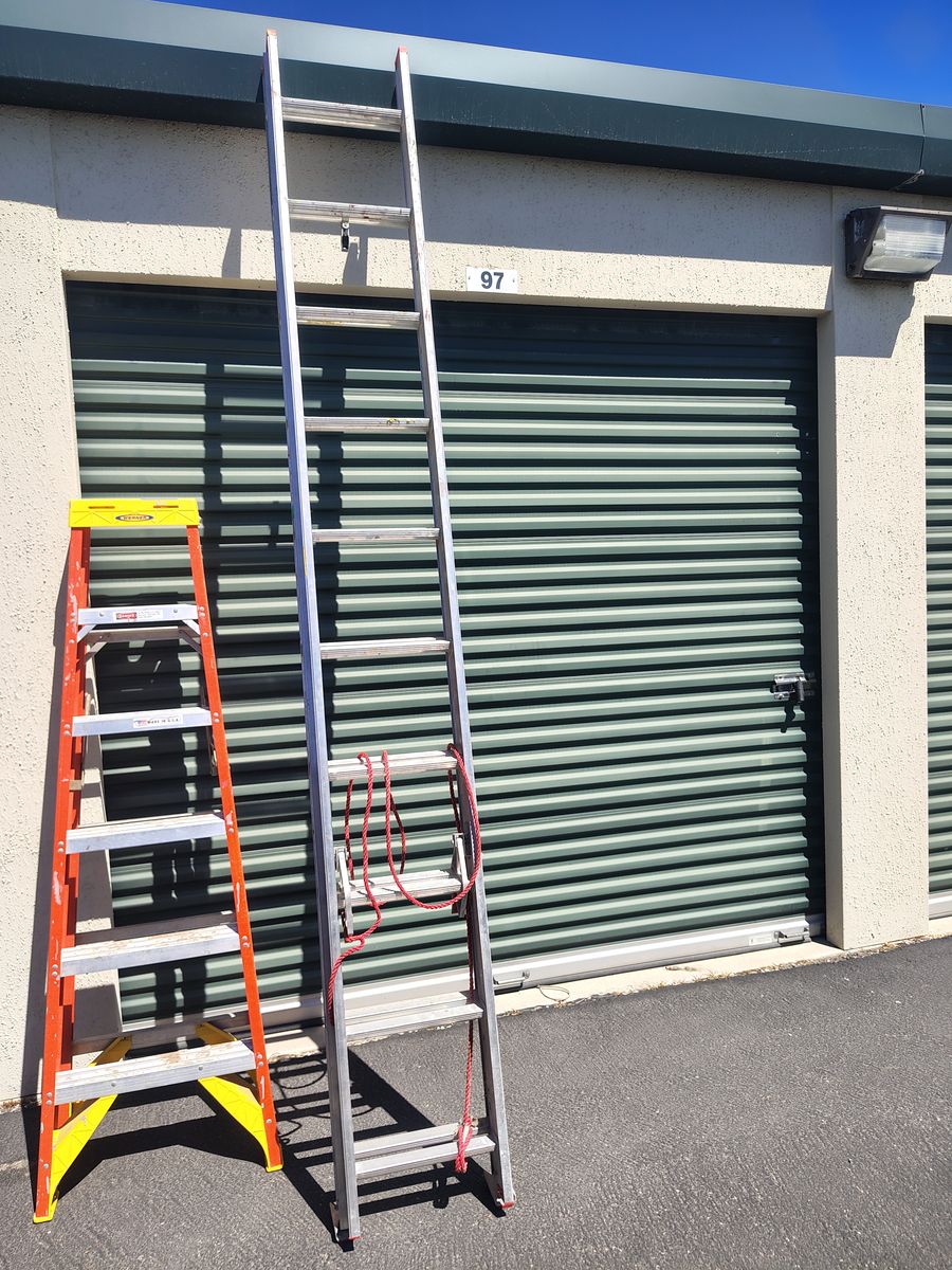 Werner Extension & Fiberglass Step Ladder - $200