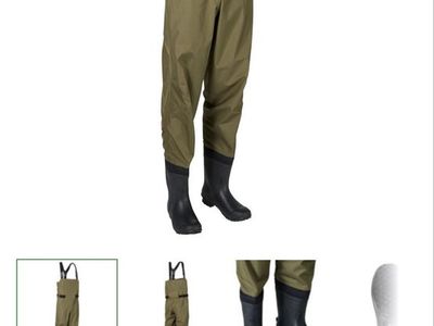Tek Mens Boot Foot Waders Large