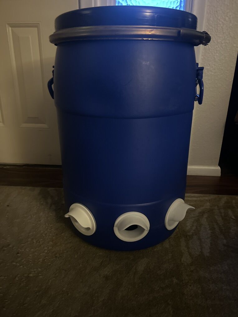 Poultry Chicken Duck Feeder Water 50lb Feed Capabl