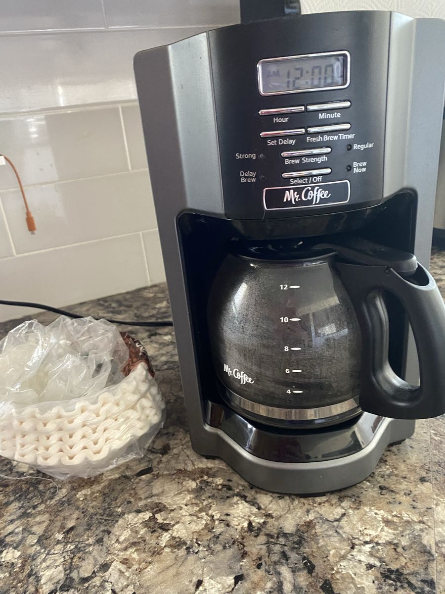 Mr. Coffee 12-Cup Programmable Coffee Maker with Glass Carafe