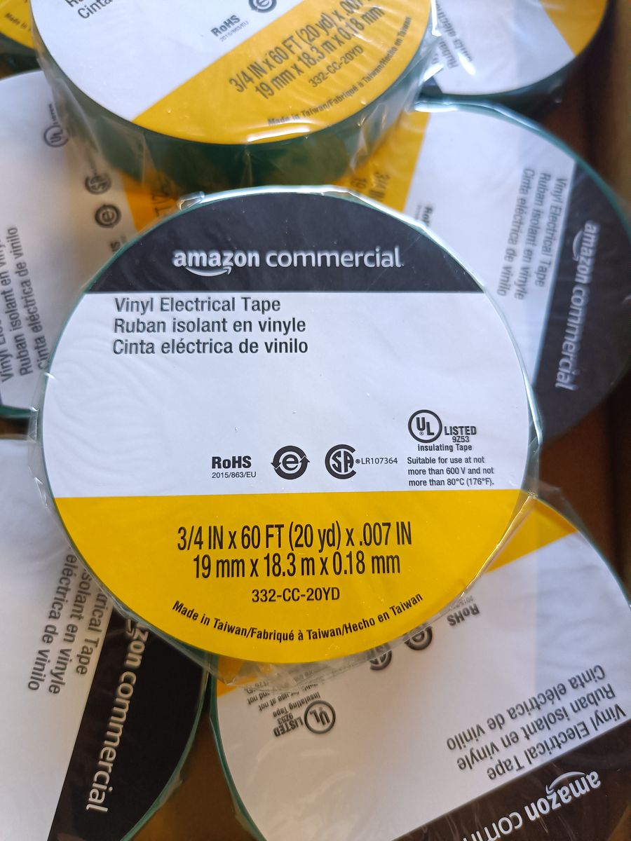 8 rolls Commercial electric tape