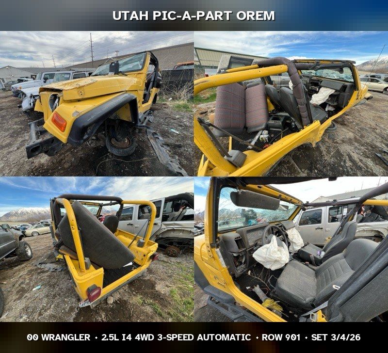 2000 Jeep Wrangler TJ Parts - UTPAP Orem