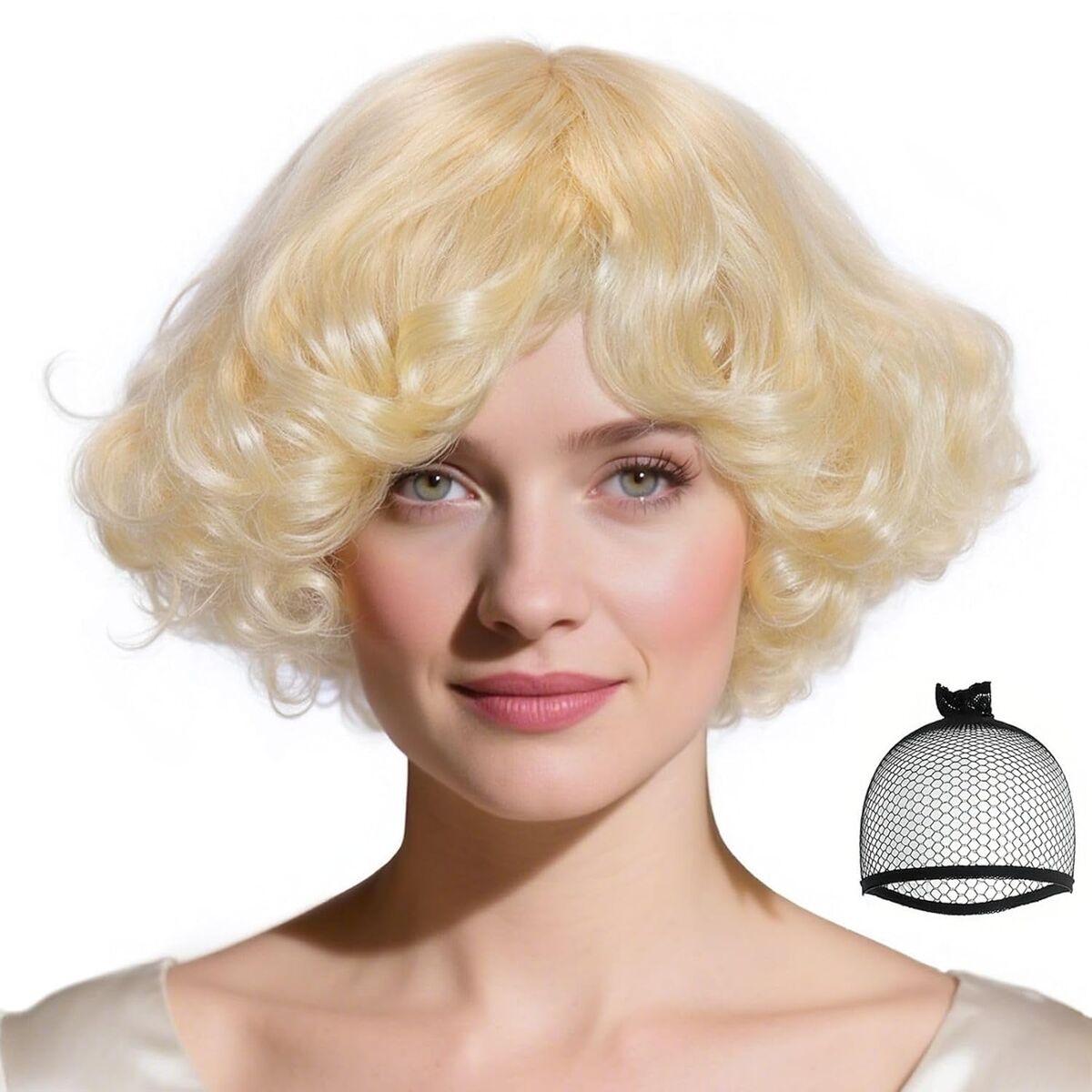 Curly Blonde Wig