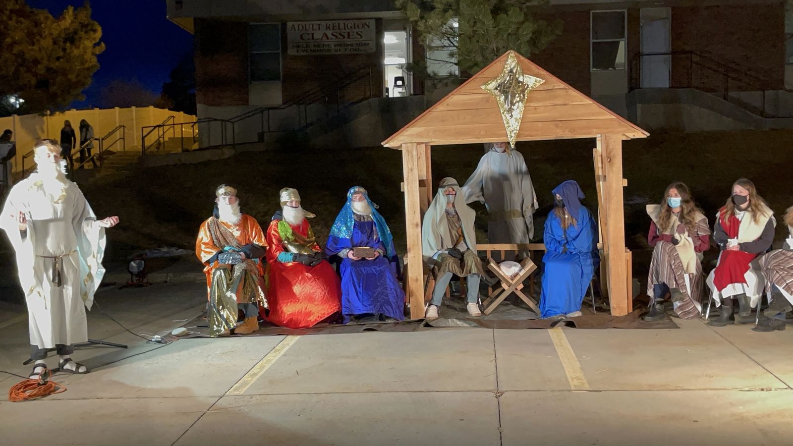 Manger scene costumes.