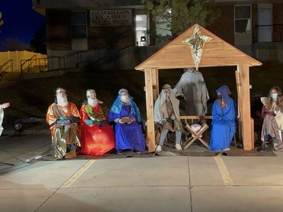 Manger scene costumes.