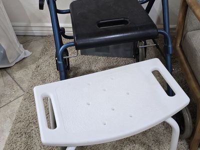 Free walker and shower chair