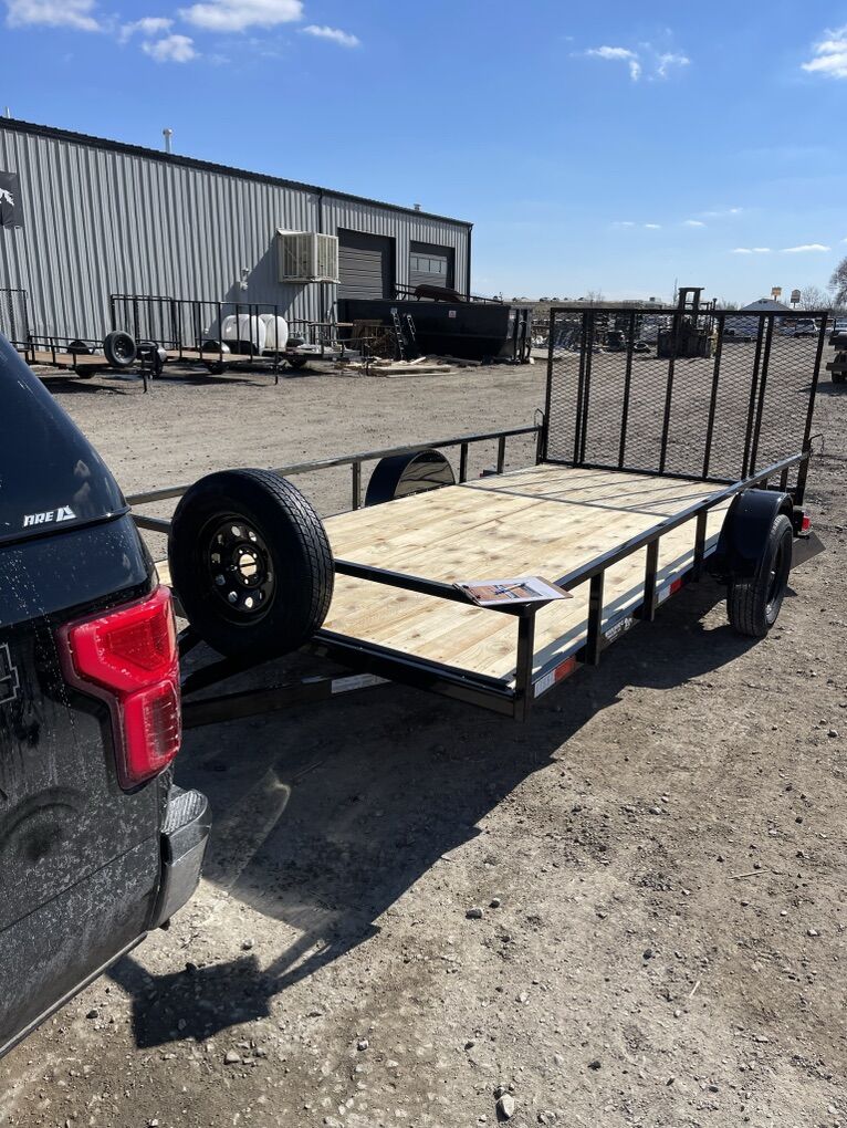 7x14 Flatbed Utility Trailer For Rent