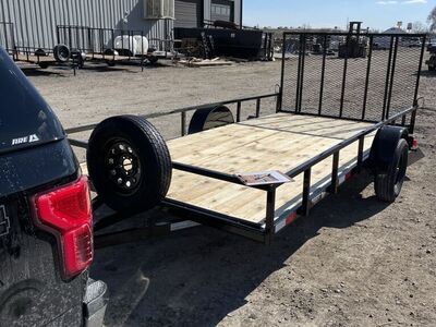7x14 Flatbed Utility Trailer For Rent