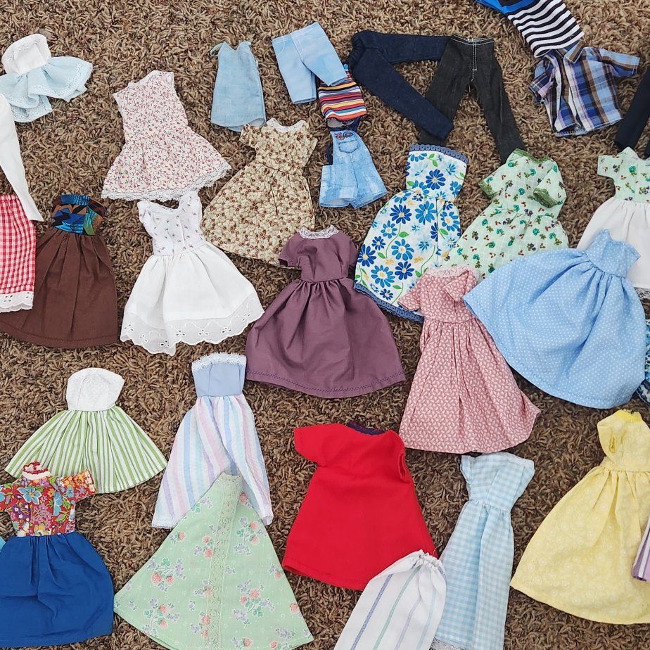 Hand made Barbie clothes