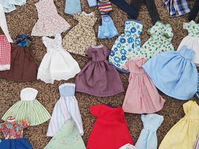 Hand made Barbie clothes