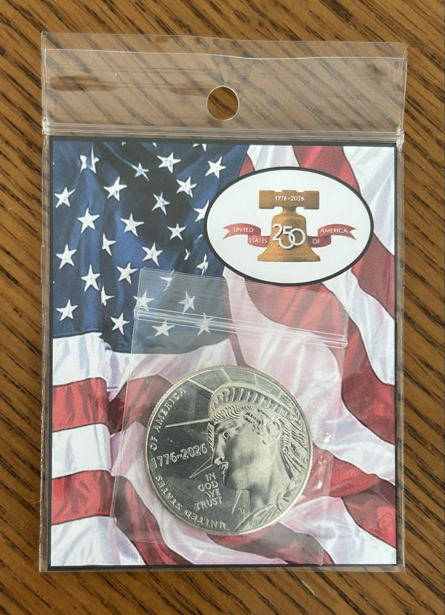 America 250 Commemorative Half Dollar Coin 1776-2026