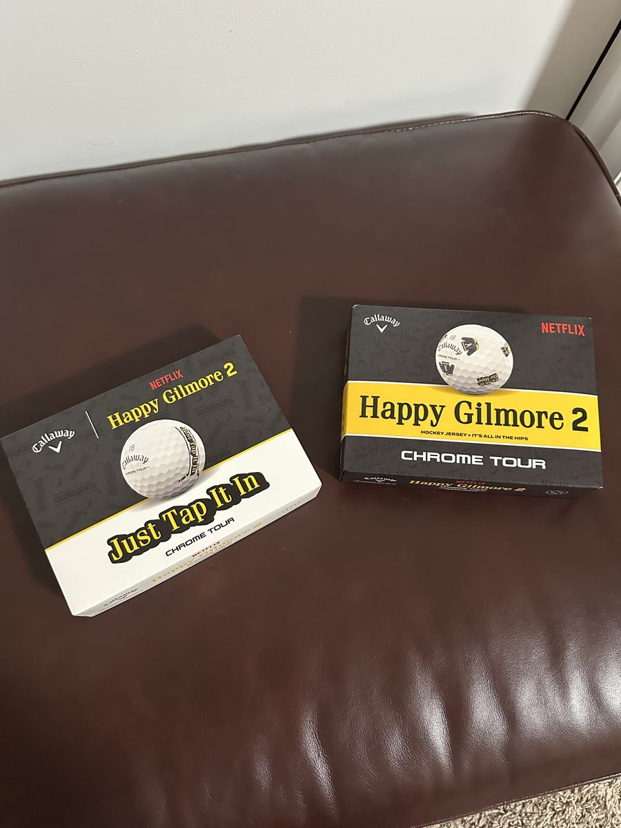 Callaway Chrome Tour Happy Gilmore 2 Golf Balls - Limited Edition