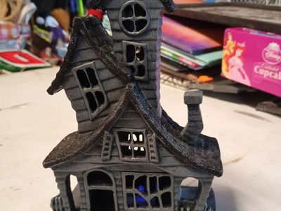 Spooky Light-Up Halloween Houses – Set of 2 $25 for the Pair