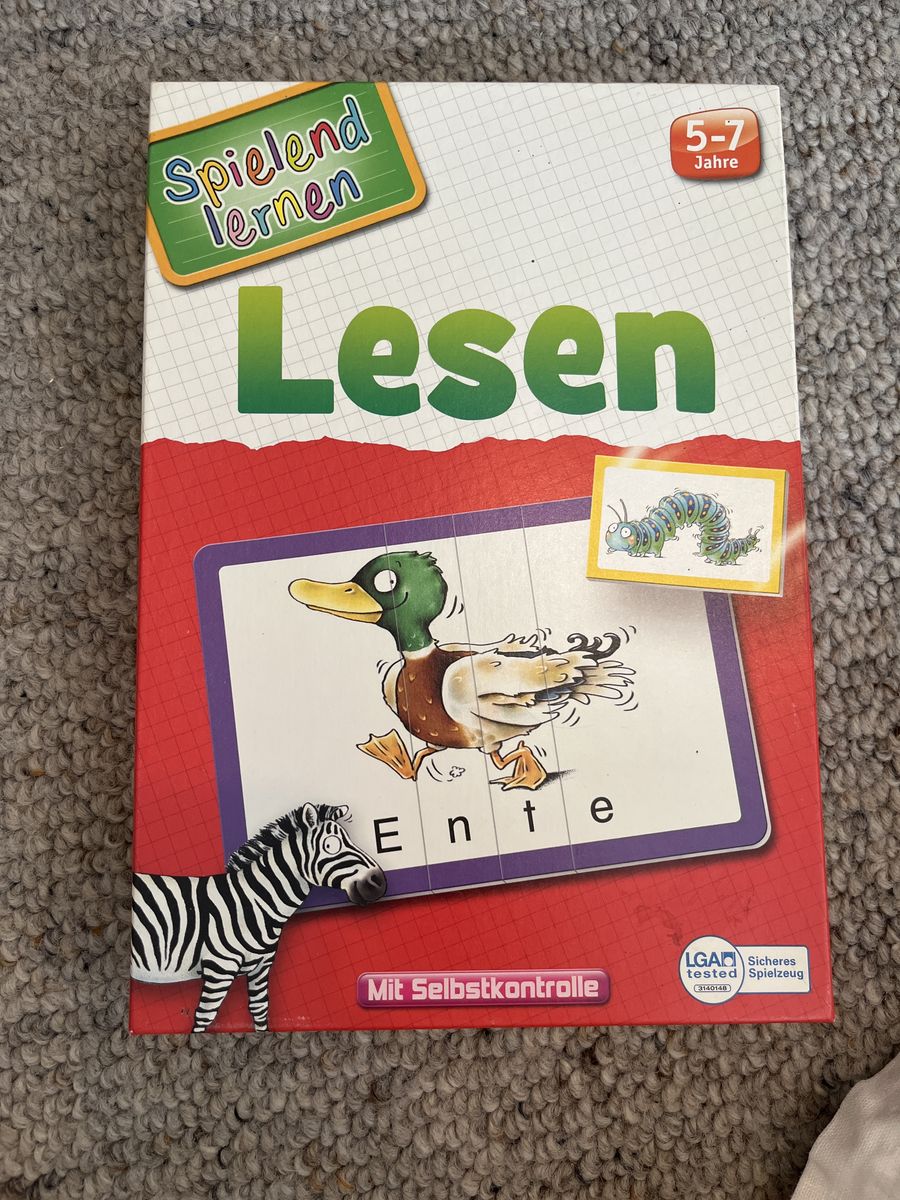 Spielend Lernen Lesen/ Learn to Read Game German language Game