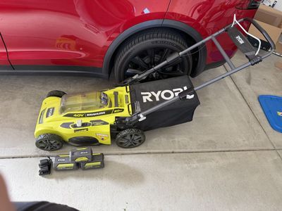 Ryobi 40V 20" lawn mower + 3 Batteries + Charger