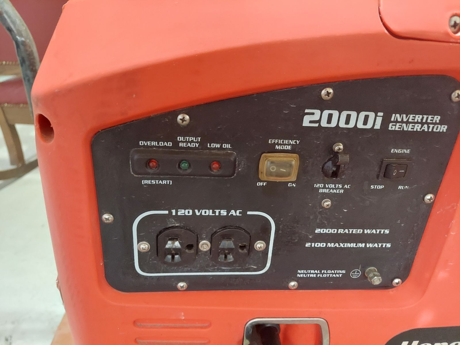 Honeywell 2000 Watt Invertor/Generator