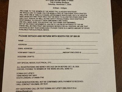 Good Shepherd Lutheran Fall & Holiday Boutique