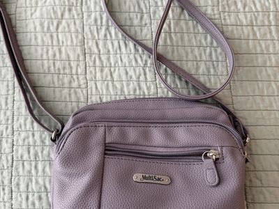 MultiSac Purple Crossbody Shoulder Bag Purse