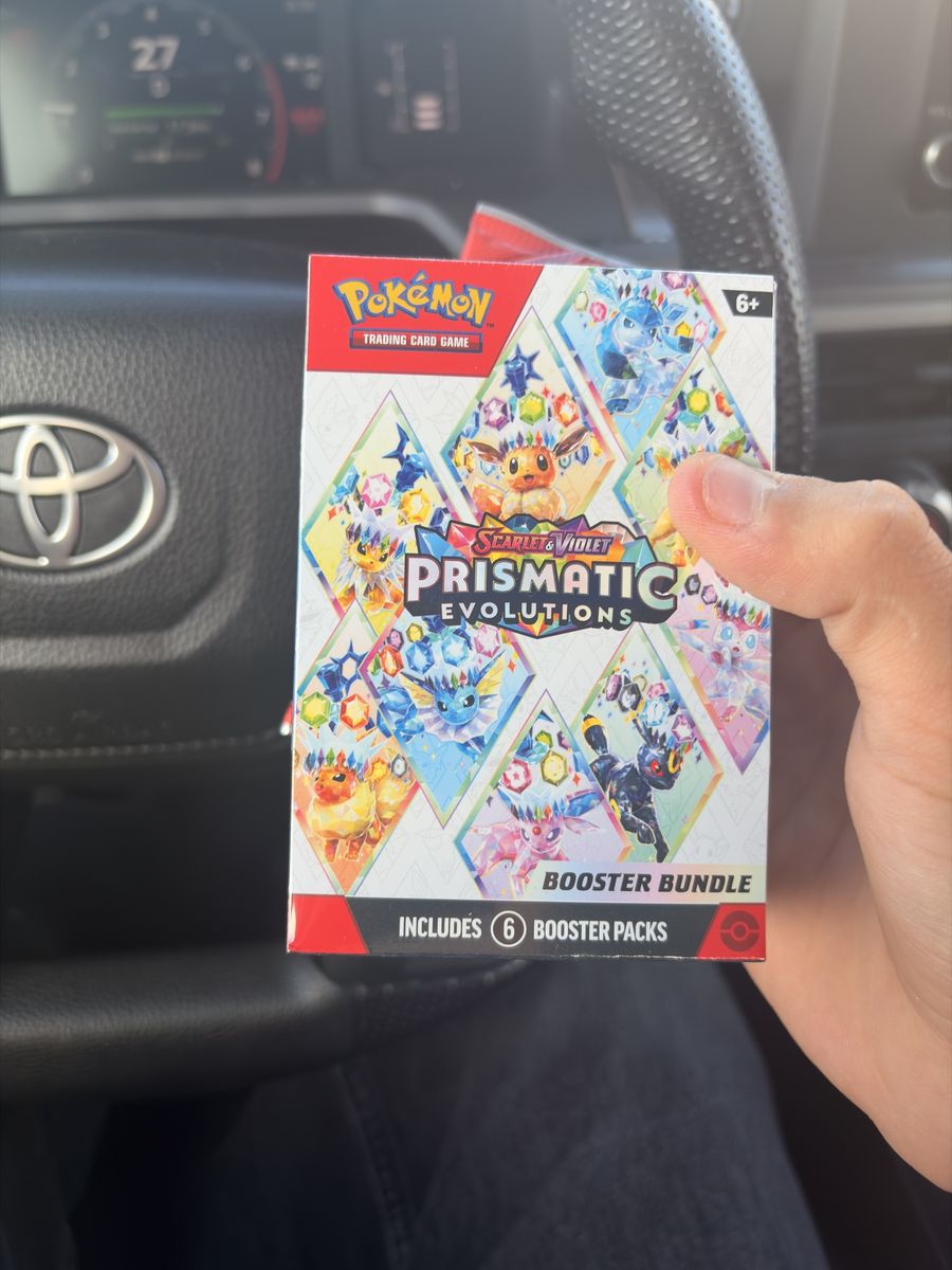Prismatic Evolutions booster bundle