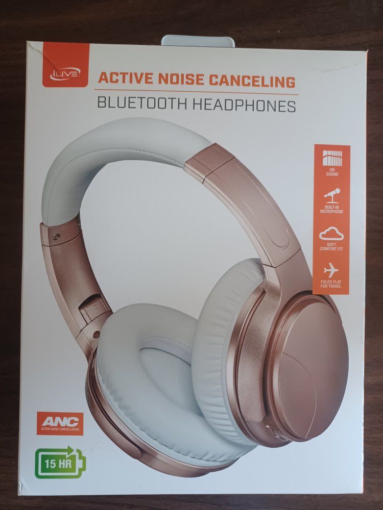 Active Noise Canceling Bluetooth Headphones