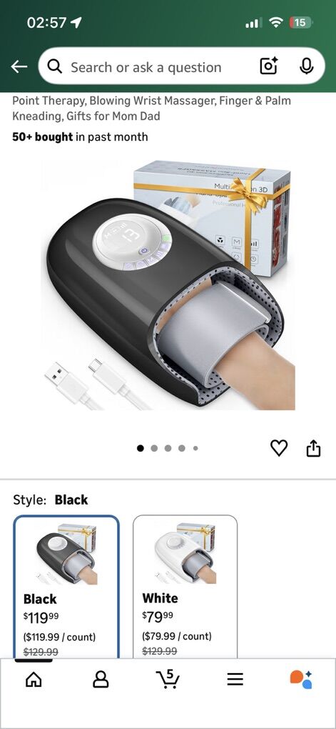 Hands Massager 1/2 Off Amazon Price