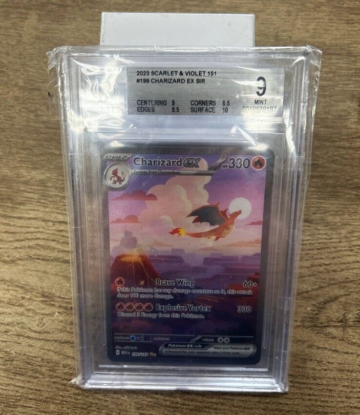 POKEMON CHARIZARD 2023 SCARLET & VIOLET 151 GRADED CARD