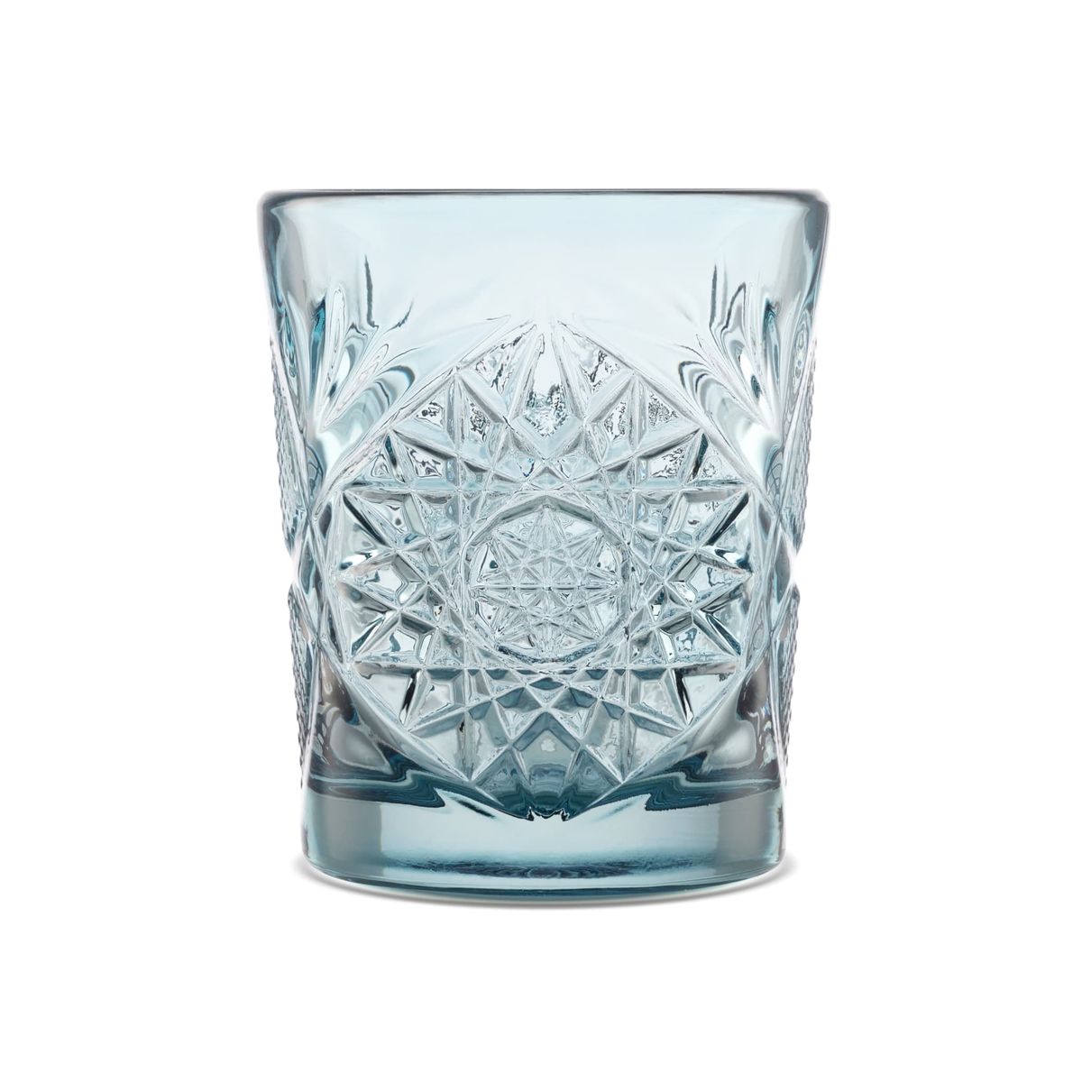 LIBBEY 5632 Hobstar Double Old Fashioned, 12-Ounce, Sapphire Cocktail Glasses(new in box) QTY 12 - case