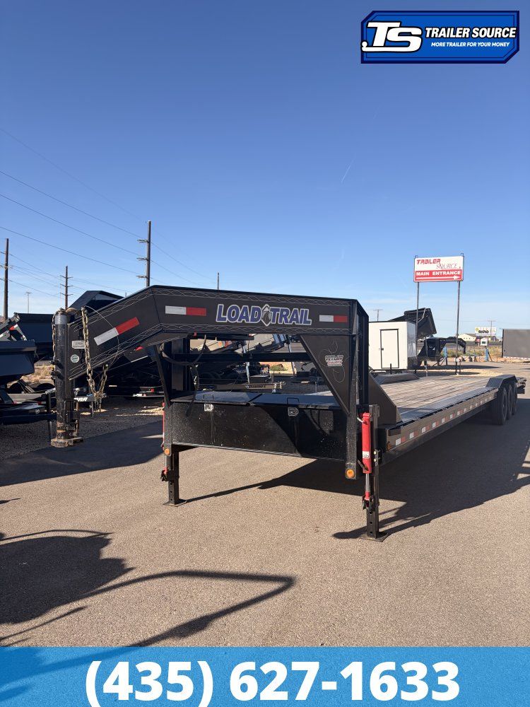 8.5x40 Load Trail Gooseneck Equipment Trailer - 21K GVWR - 14 Ply Tires, Hydraulic Jack(s), Wide Body w/ Drive Over Fenders