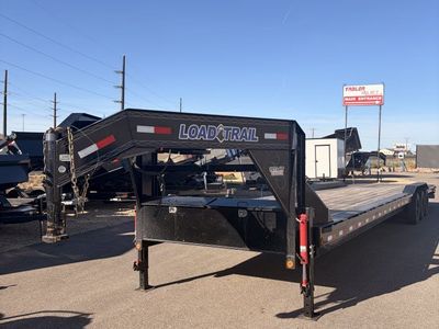 8.5x40 Load Trail Gooseneck Equipment Trailer - 21K GVWR - 14 Ply Tires, Hydraulic Jack(s), Wide Body w/ Drive Over Fenders